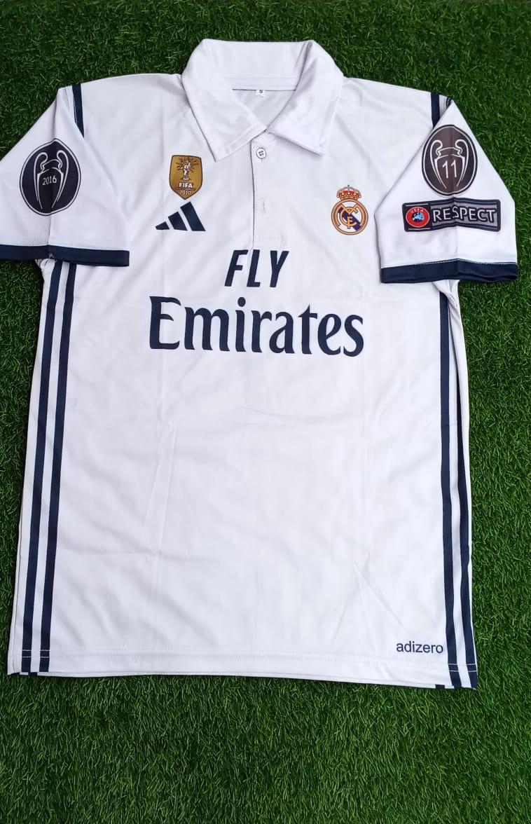Real Madrid UCL2016 Home Retro Jersey - Half Sleeve - Cristiano Ronaldo
