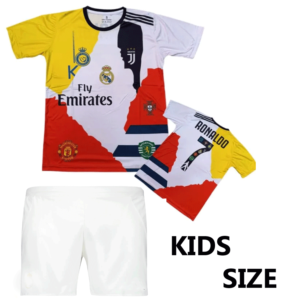 Cristiano Ronaldo Portugal CR7 GOAT Limited Edition Football Kit for Kids