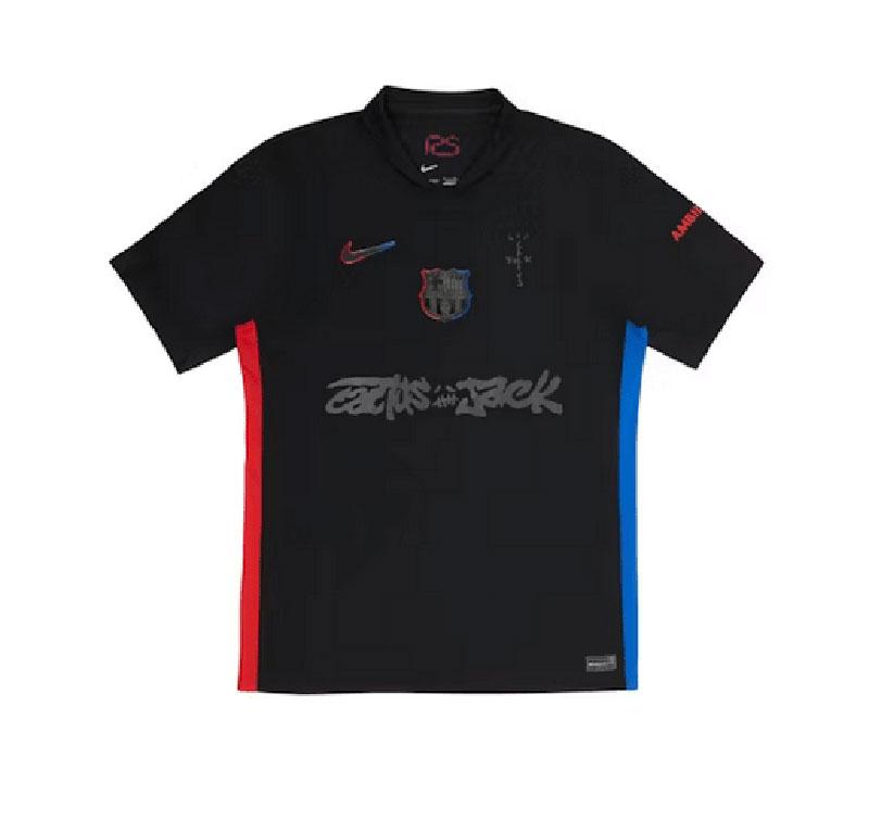 Travis Scott x FC Barcelona Away Football Jersey Messi # 10
