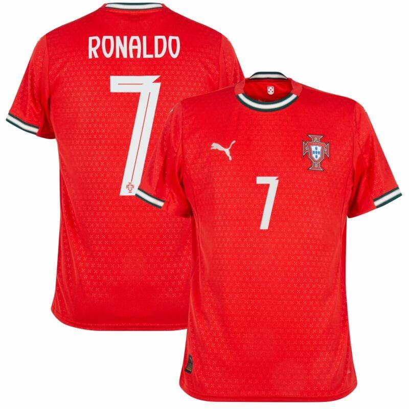 Portugal x Puma 2025 Home Kit Football Jersey Cristiano Ronaldo