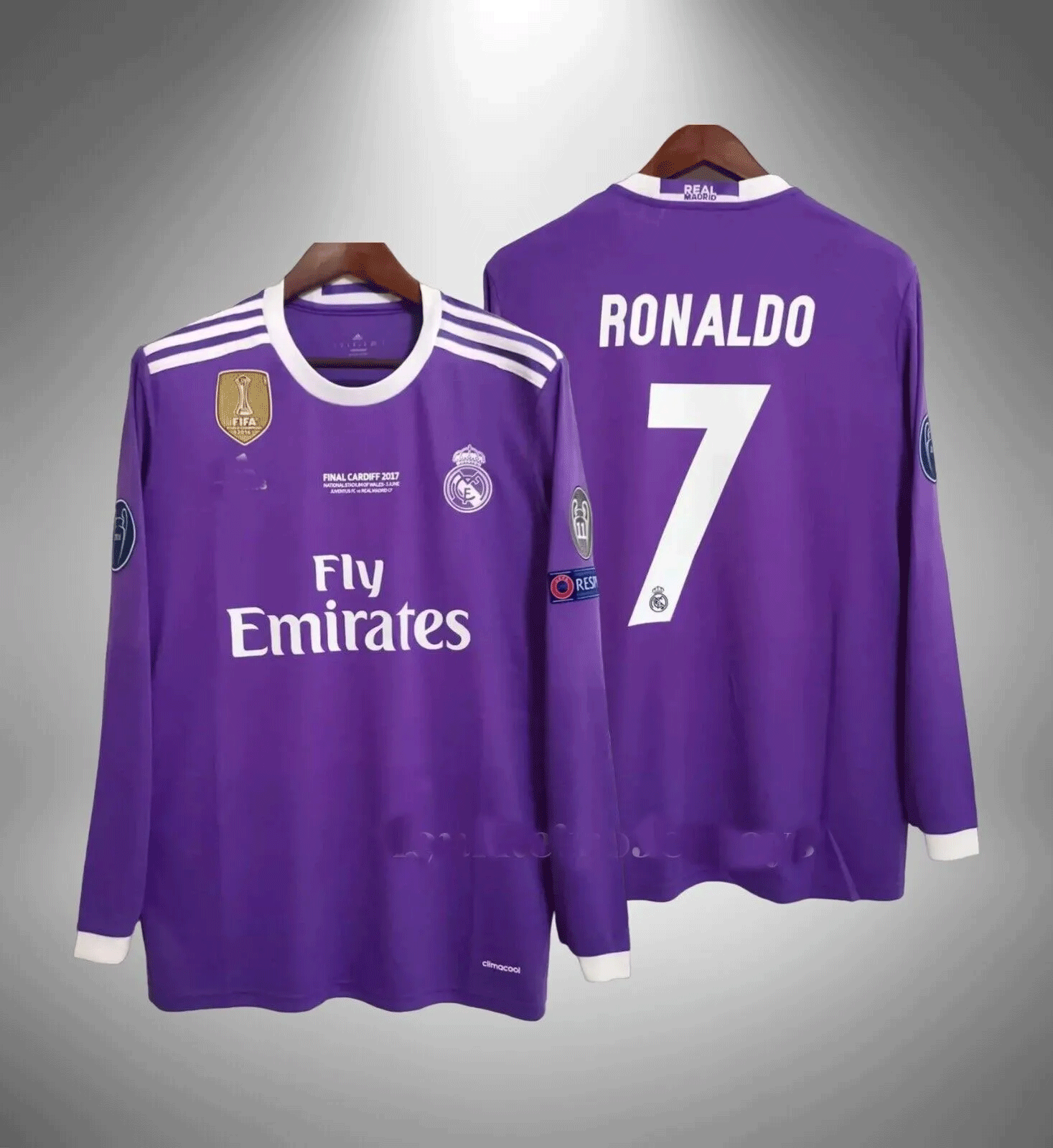 Real Madrid UCL Final 2017 Retro Jersey - Cristiano Ronaldo